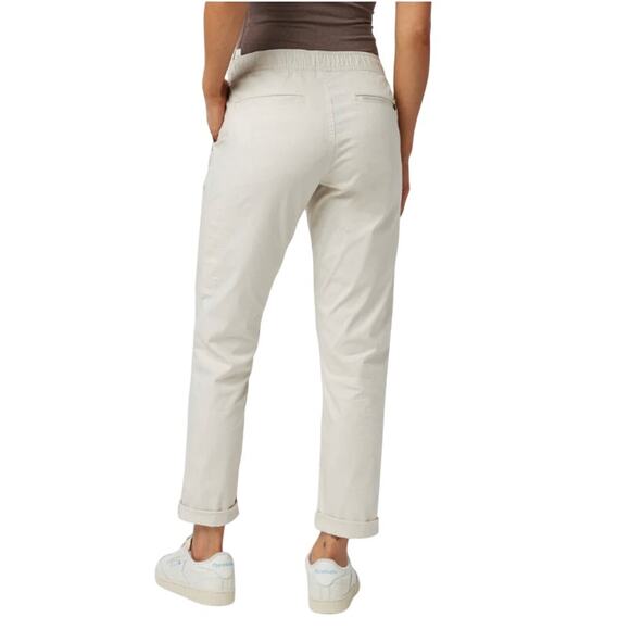 Vuori Women's Organic Cotton Ripstop Straight Leg Pants in Natural size XXL NWT - Picture 5 of 5